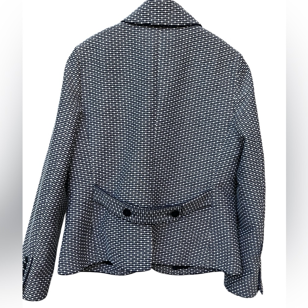 🖤NWOT Talbots size 12 black/white blazer. Stunning jacket. A closet staple! - Picture 2 of 11